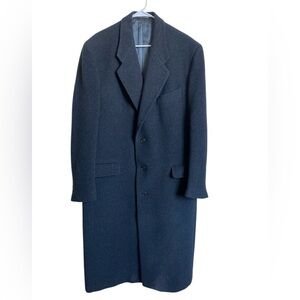 MANI By Giorgio Armani Long Gray Wool Coat Size 42 L